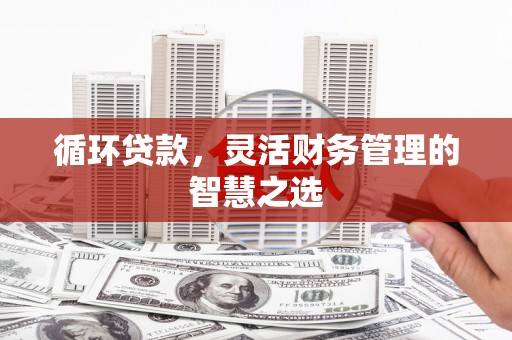 孝义循环贷款，灵活财务管理的智慧之选