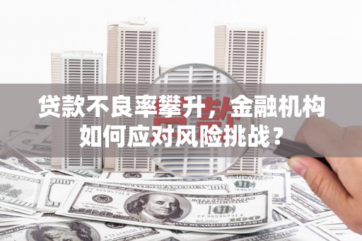 孝义贷款不良率攀升，金融机构如何应对风险挑战？
