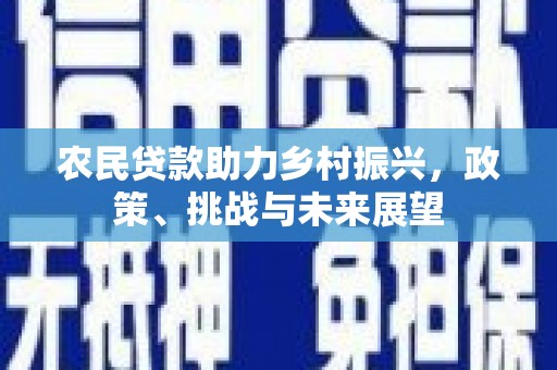 孝义农民贷款助力乡村振兴，政策、挑战与未来展望