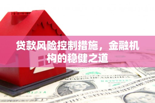 孝义贷款风险控制措施，金融机构的稳健之道